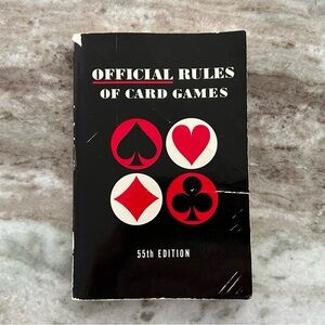 Vintage Paperback Book - Official Rules Of Card Games 55th Edition